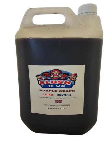 Litre purple grape - 5, slush