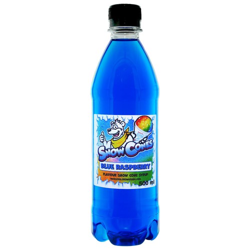 Snow cones syrup blue - cones,