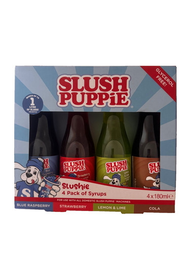 Slush puppie syrup - pack, blue