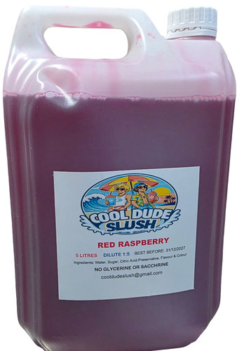 Litre red raspberry glycerol - litre,