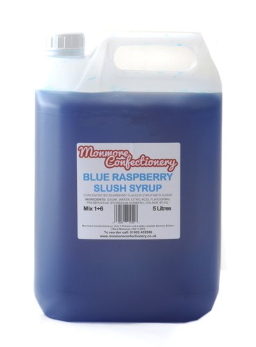 Blue raspberry slush puppie - blue,