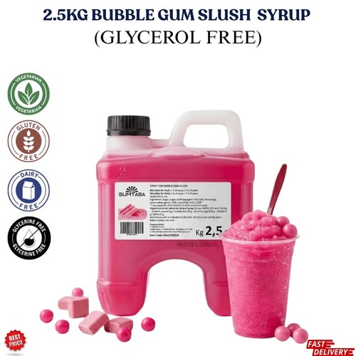 Bubble gum slush puppie syrup - bubble,