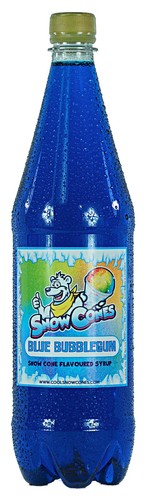 Blue bubblegum snow - blue,