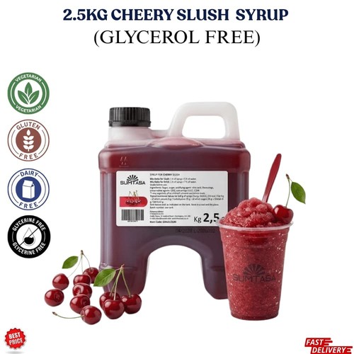 Cherry slush syrup 5kg high - syrup,