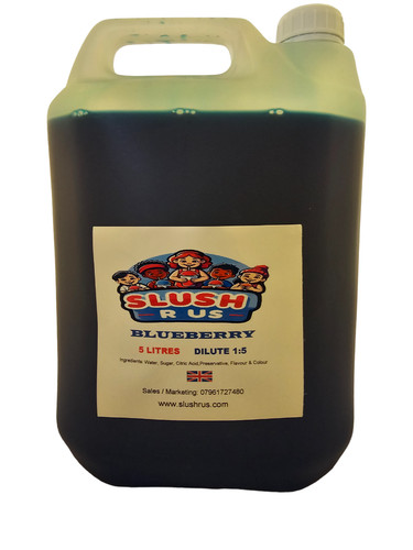 Blueberry slush puppy syrup - blueberry, 5