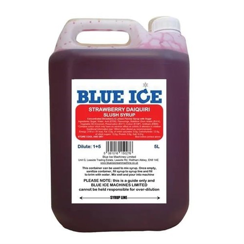 Blue ice slush mix strawberry - slush,
