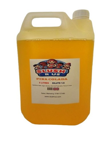 Pina colada slush - colada, syrup
