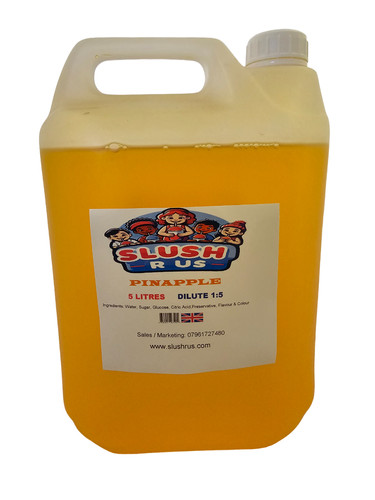 Pineapple slush puppy - puppy, syrup