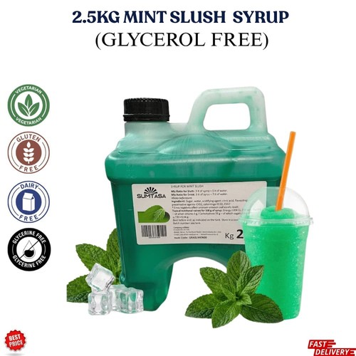 Mint slush syrup high - syrup,