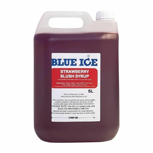 Blue ice slush mix strawberry - blue,