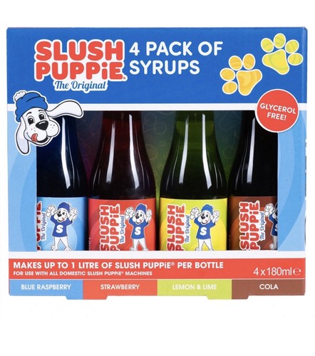 Slush puppie pack syrup set - slush,