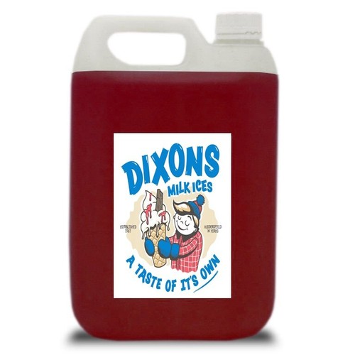 Dixon stawberry slush syrup - dixon's,