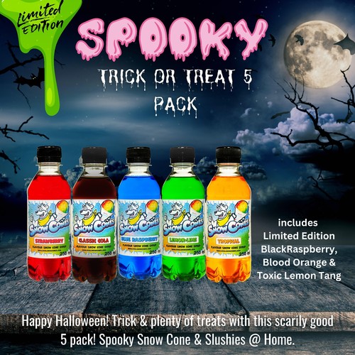Halloween snow cone - snow,