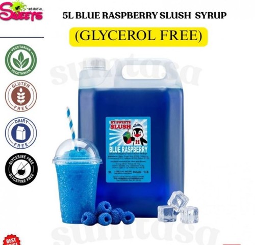 Blue raspberry slush puppie - slush,