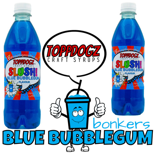 Slush puppy machine syrup blue - puppy,