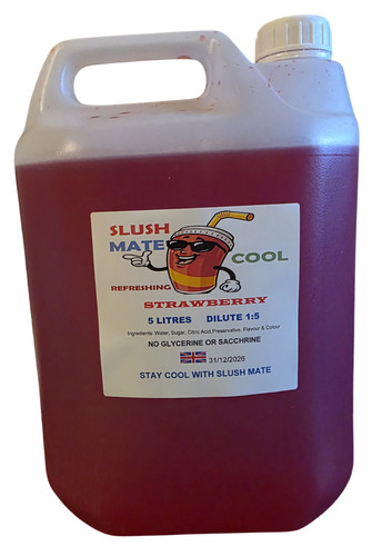 Strawberry slush puppy syrup - slush,