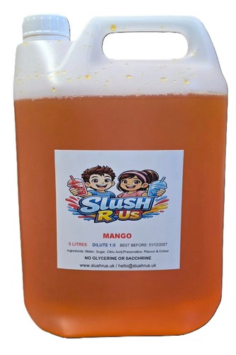 Mango slush puppy syrup - mango,