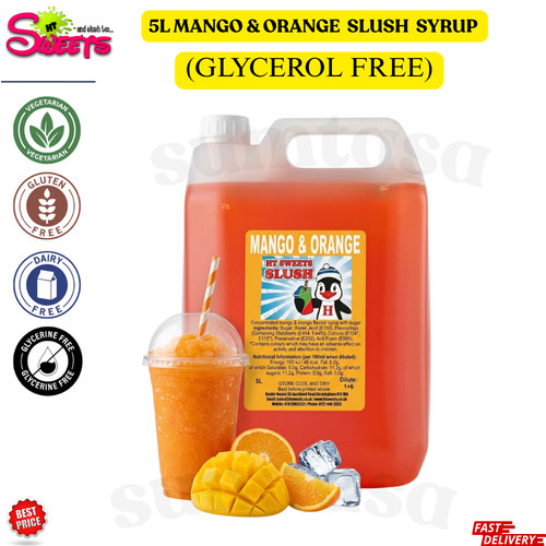 Mango orange slush puppie - mango,