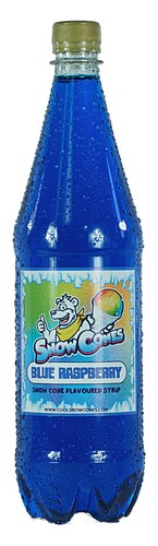 Snow cone syrup blue - snow,