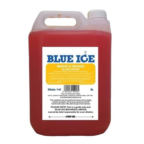 Blue ice slush - slush, mango