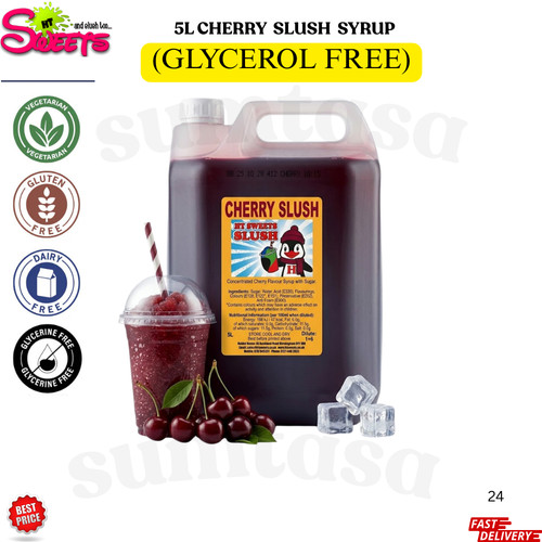Cherry slush puppie syrup - slush,