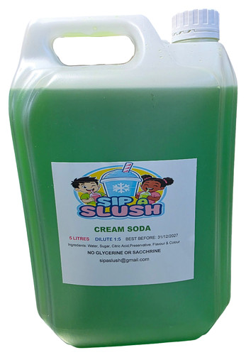 Litre cream soda glycerol - 5,