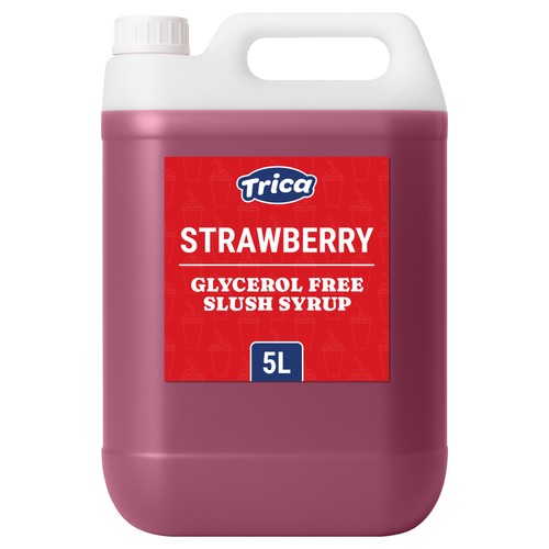 Trica strawberry slush syrup - strawberry,